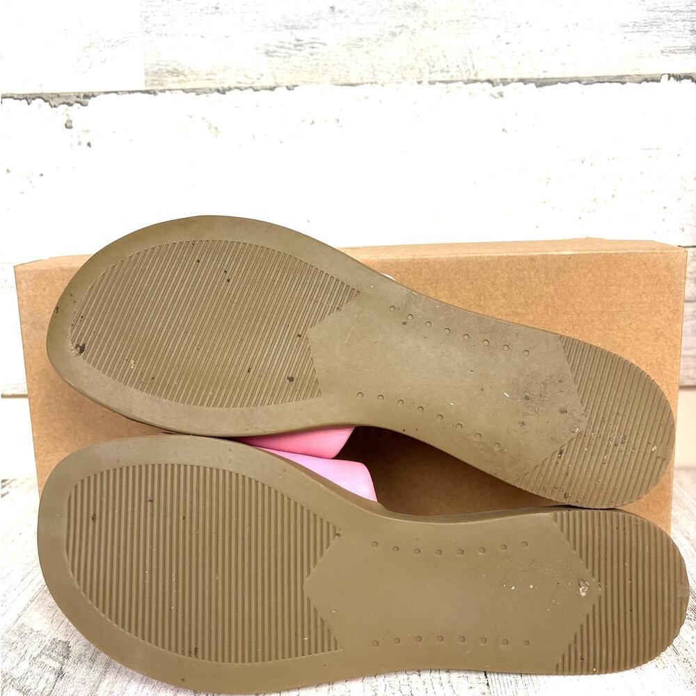 Steve Madden Womens 8 Light Pink Kailey Leather Slip-On Flat Summer Sandal - Picture 5 of 6